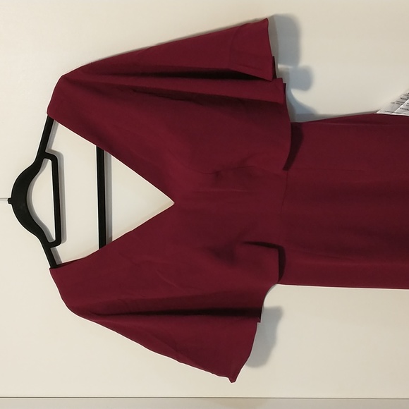 Dress the population Louisa dress dark magenta - Picture 2 of 5